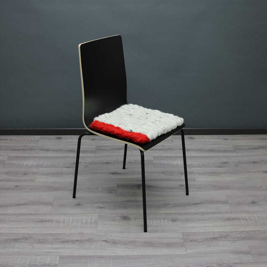 Schurwollkissen / Sitzkissen / Stuhlkissen / Stuhlauflage - Naturprodukt Schurwolle