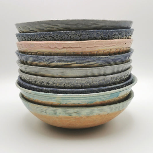 Teller Suppenteller tief Ø 23 cm Handmade