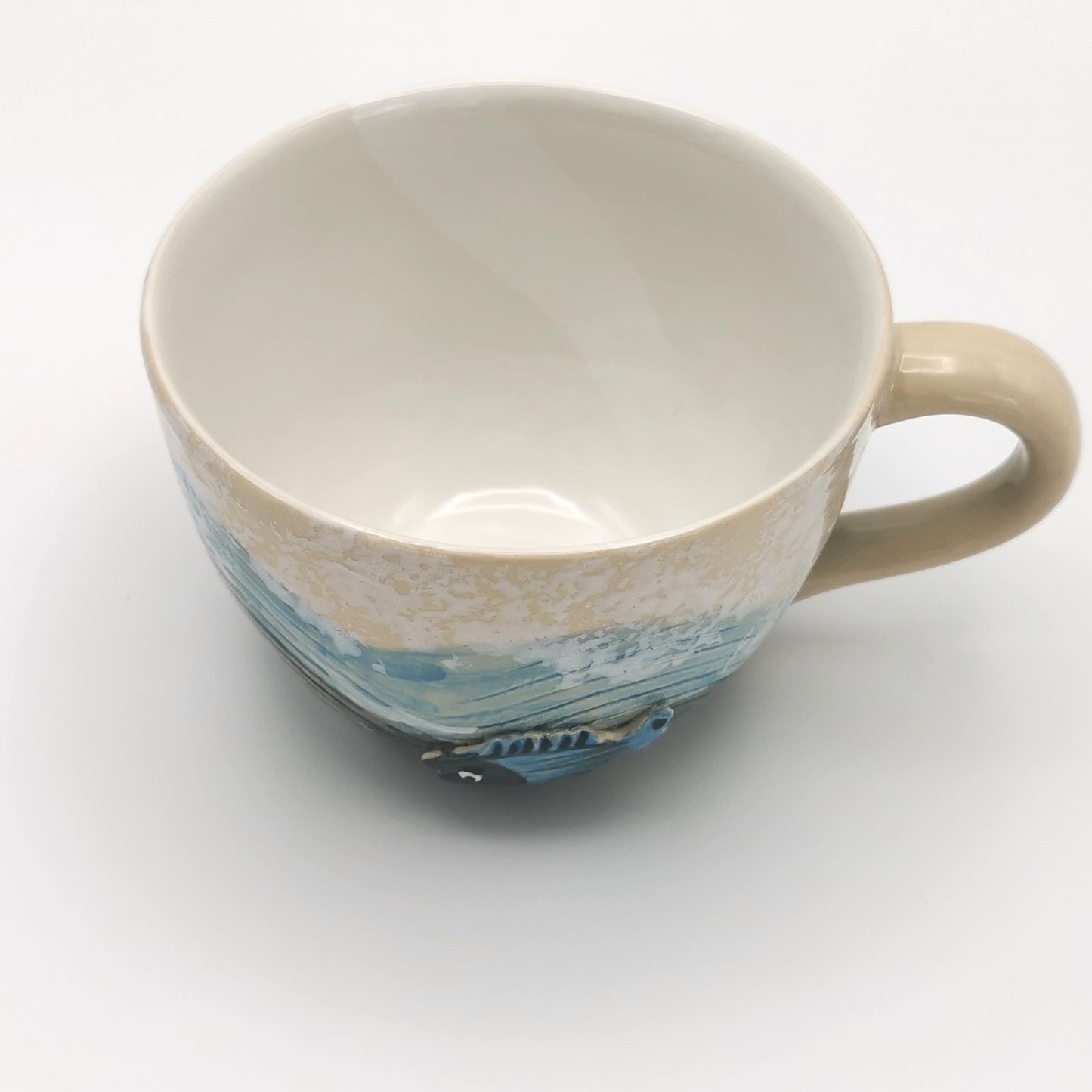 Große Tasse Kaffeehaferl Serie Fische