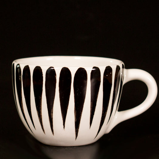 Große Tasse Kaffeehaferl Zebra