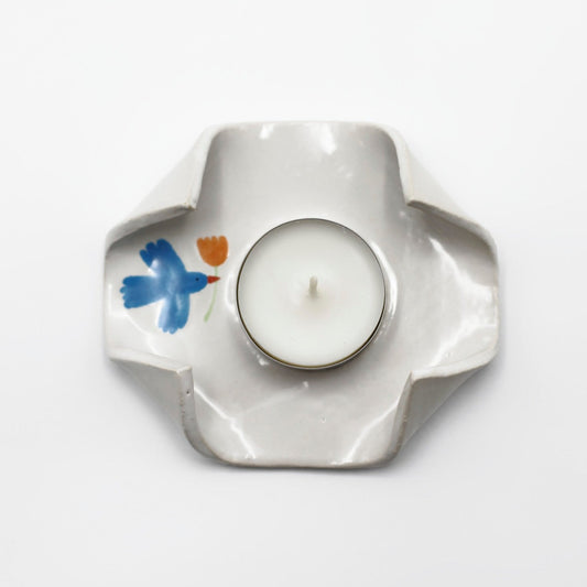 Keramik-Friedensteelicht