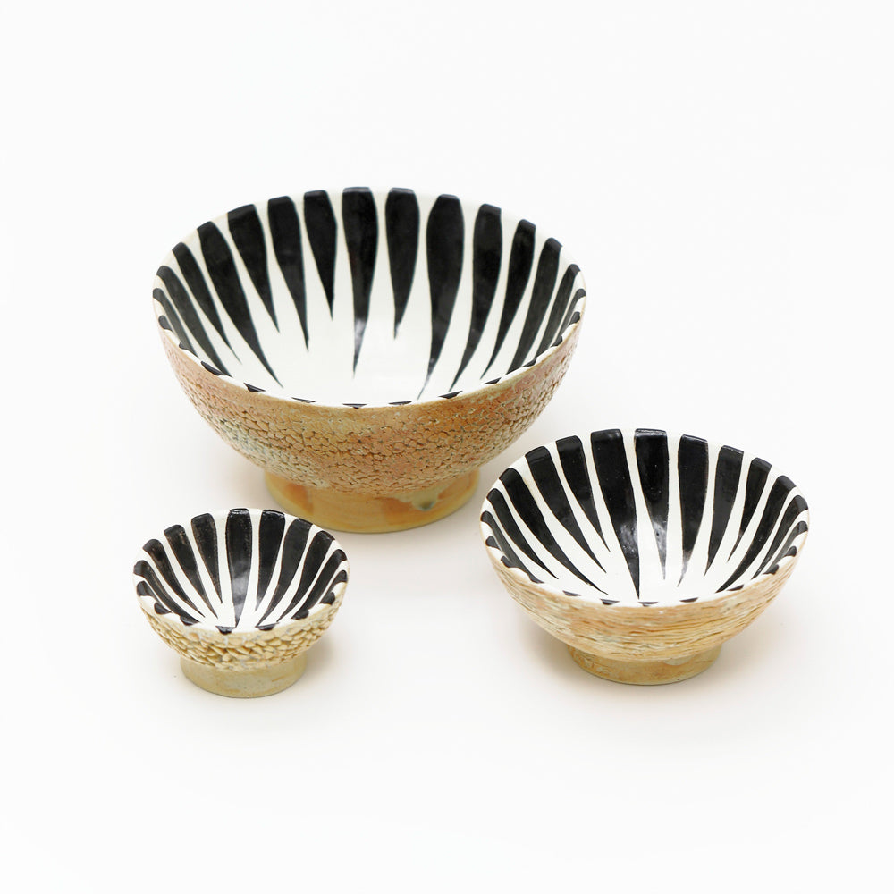 Schale / Bowl mit Zebra-Muster (verschiedene Größen)