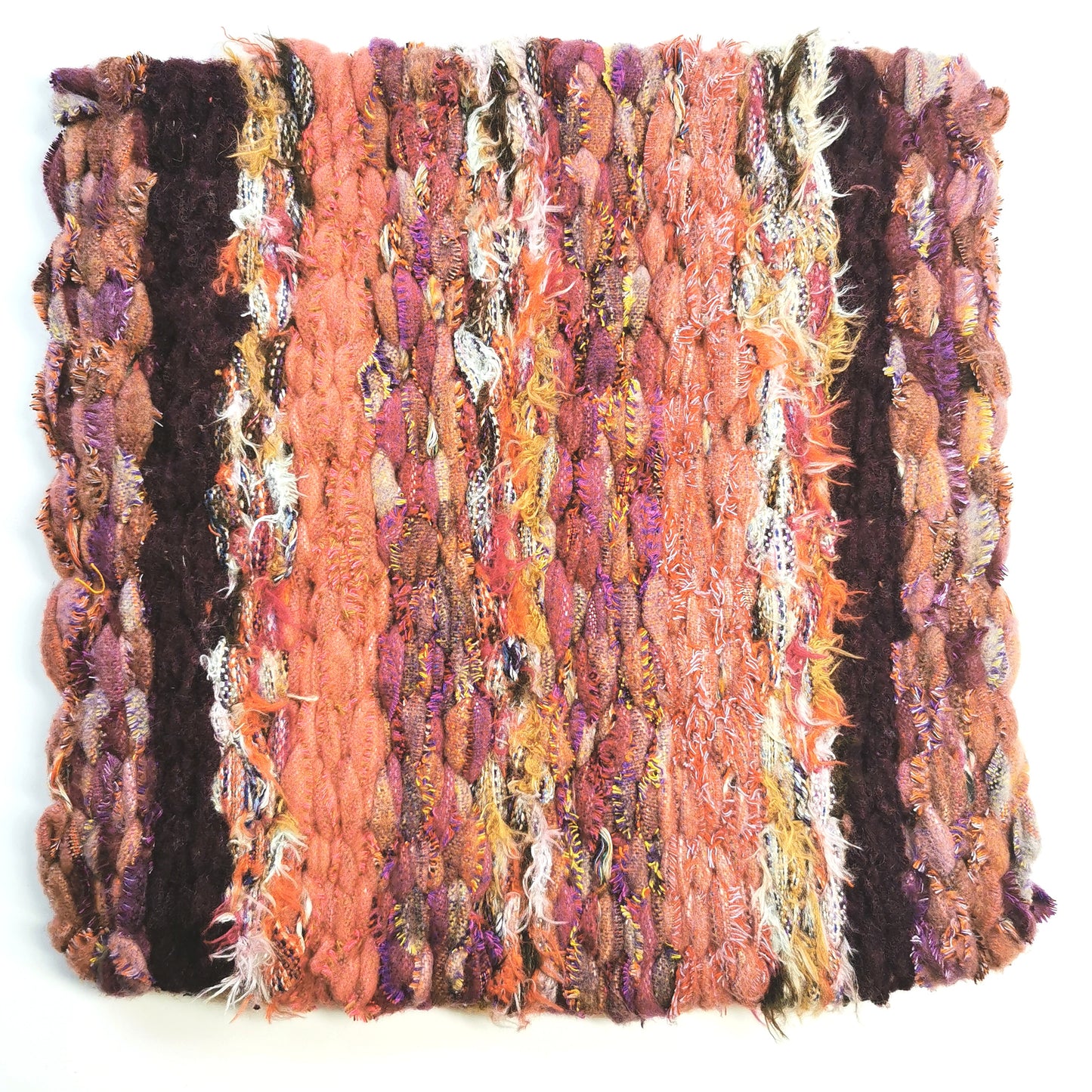 Stuhlkissen Sitzauflage handgewebt in unterschiedlichen Farbvarianten