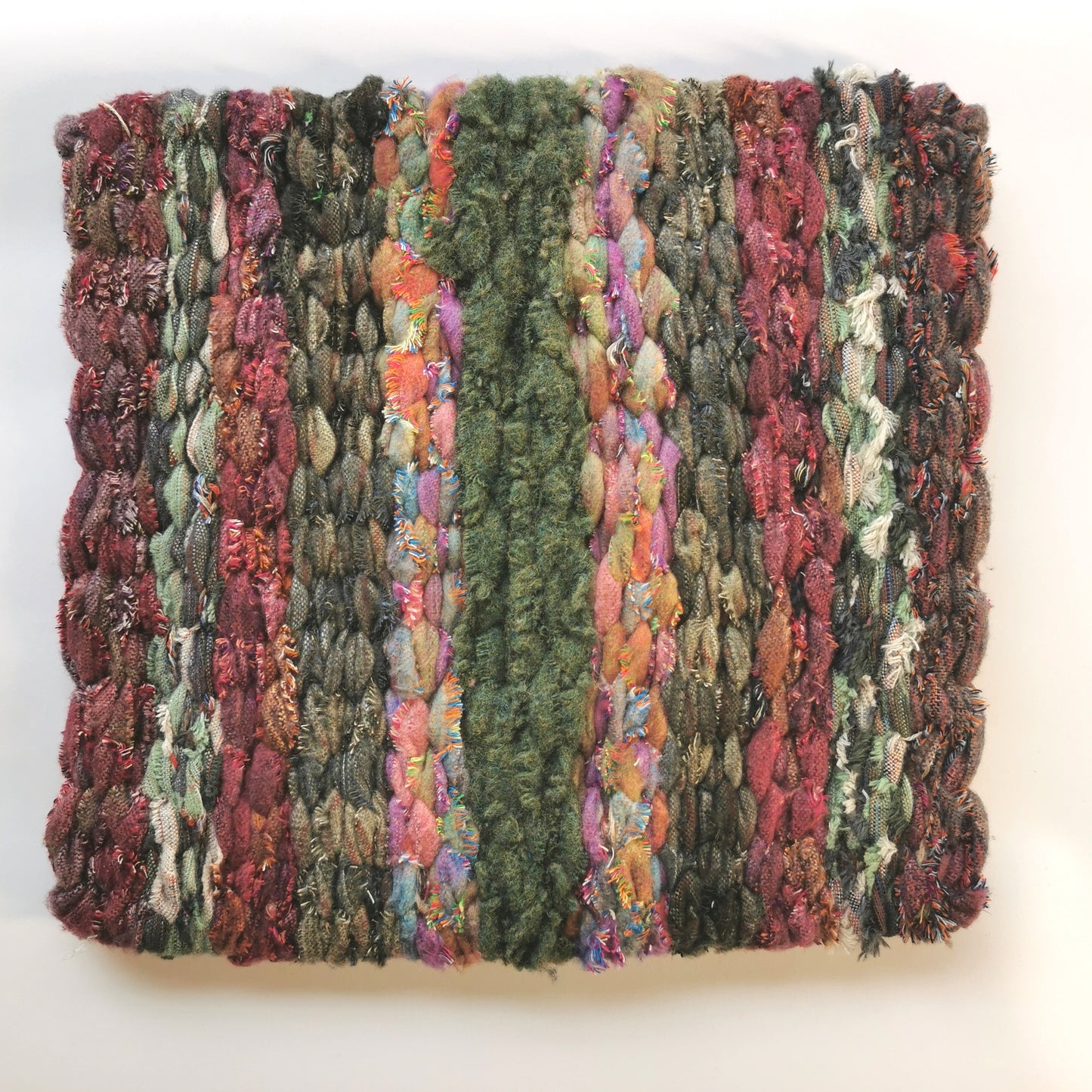 Stuhlkissen Sitzauflage handgewebt in unterschiedlichen Farbvarianten