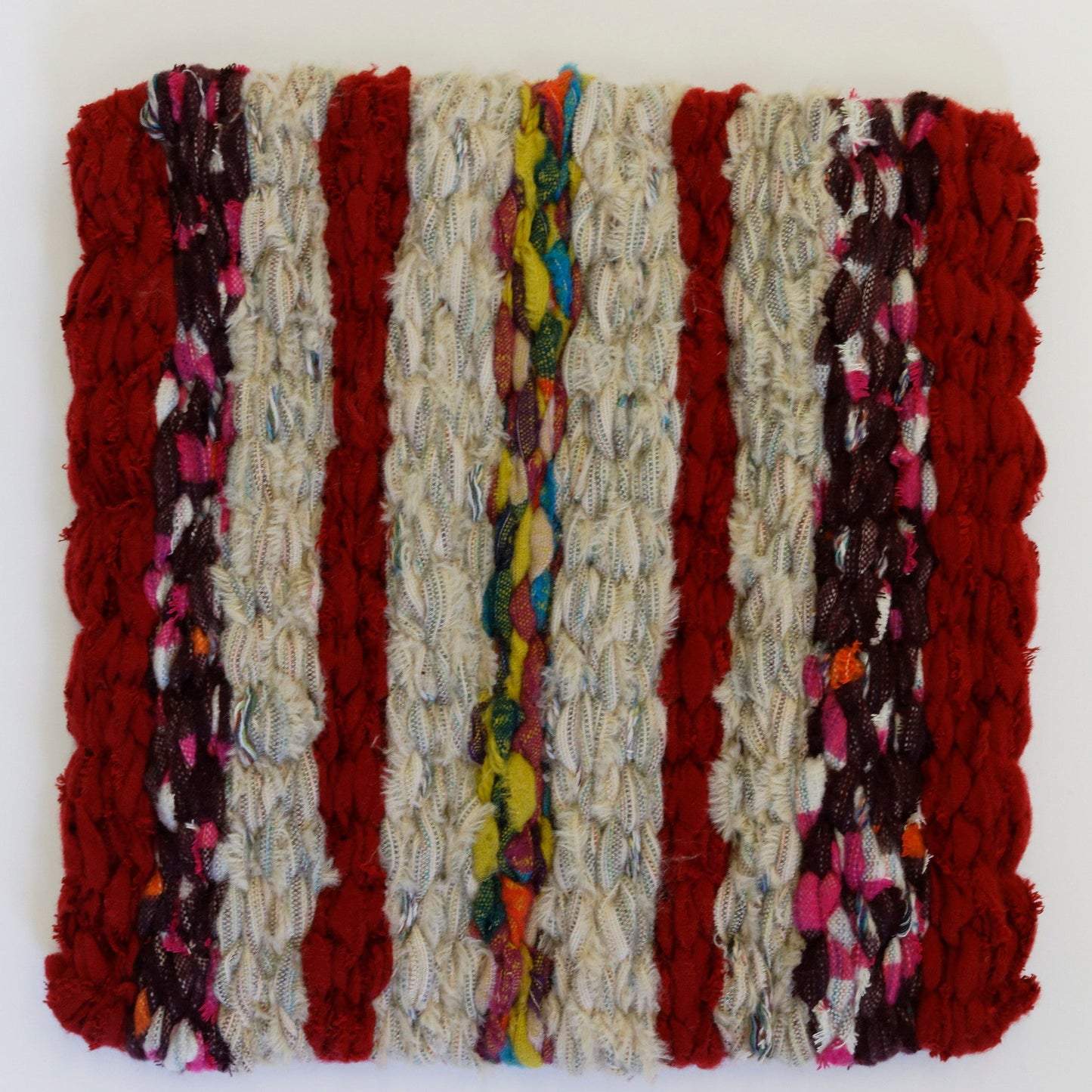 Stuhlkissen Sitzauflage handgewebt in unterschiedlichen Farbvarianten