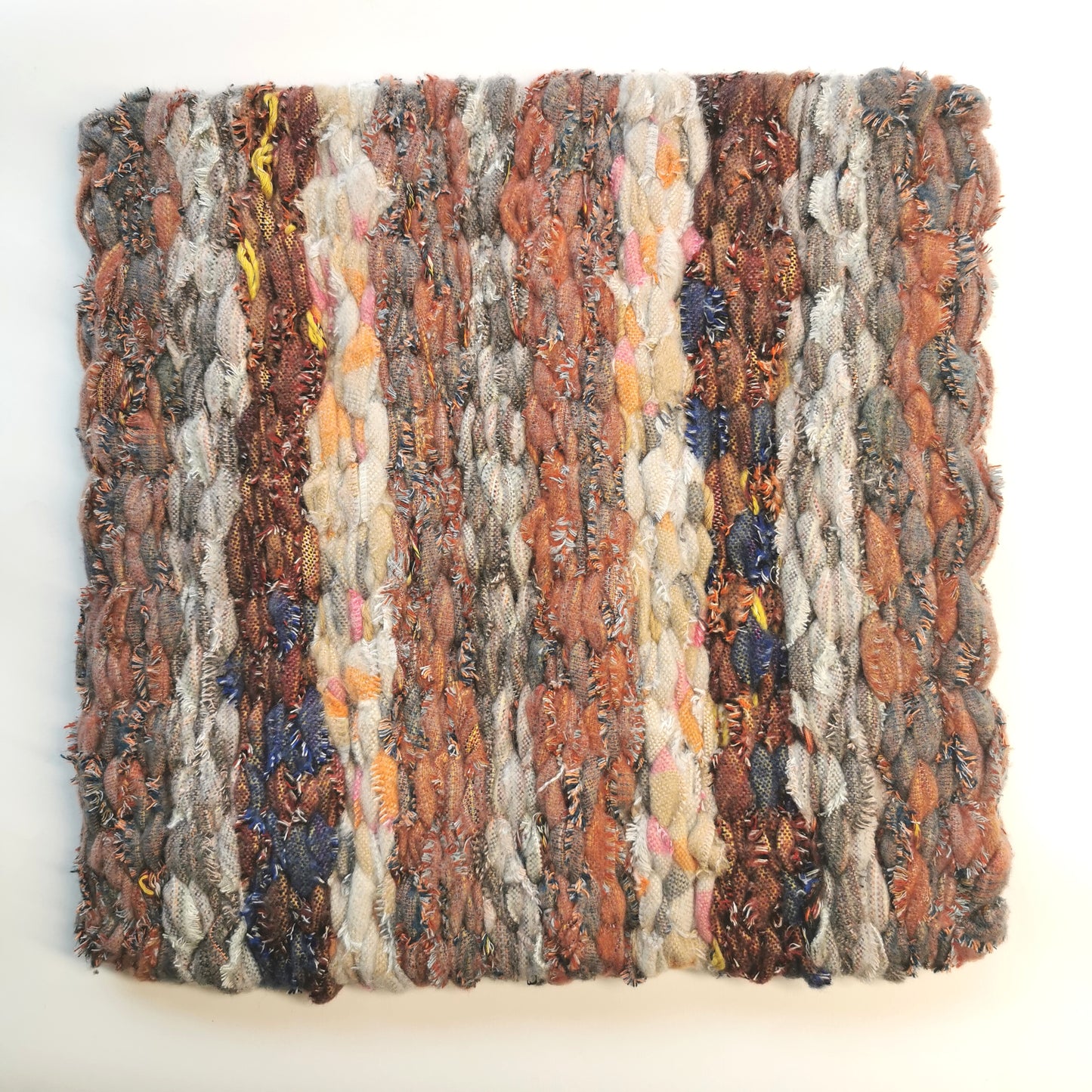 Stuhlkissen Sitzauflage handgewebt in unterschiedlichen Farbvarianten