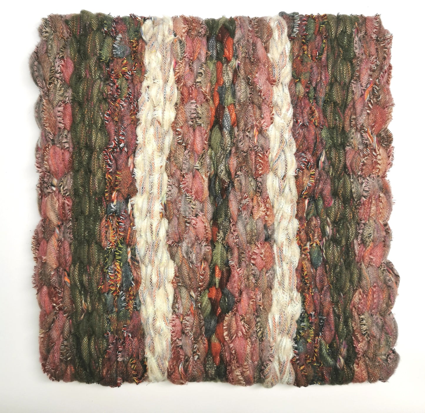 Stuhlkissen Sitzauflage handgewebt in unterschiedlichen Farbvarianten