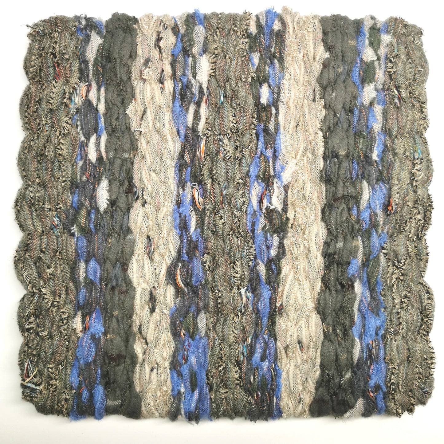 Stuhlkissen Sitzauflage handgewebt in unterschiedlichen Farbvarianten