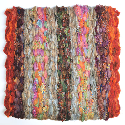 Stuhlkissen Sitzauflage handgewebt in unterschiedlichen Farbvarianten