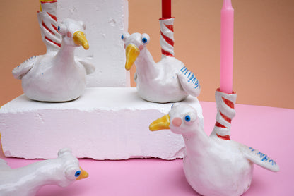 Tierfiguren Kerzenhalter Spaßvogel