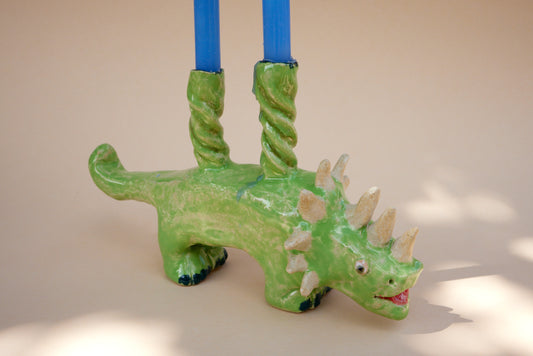 Tierfiguren Kerzenhalter Triceratops