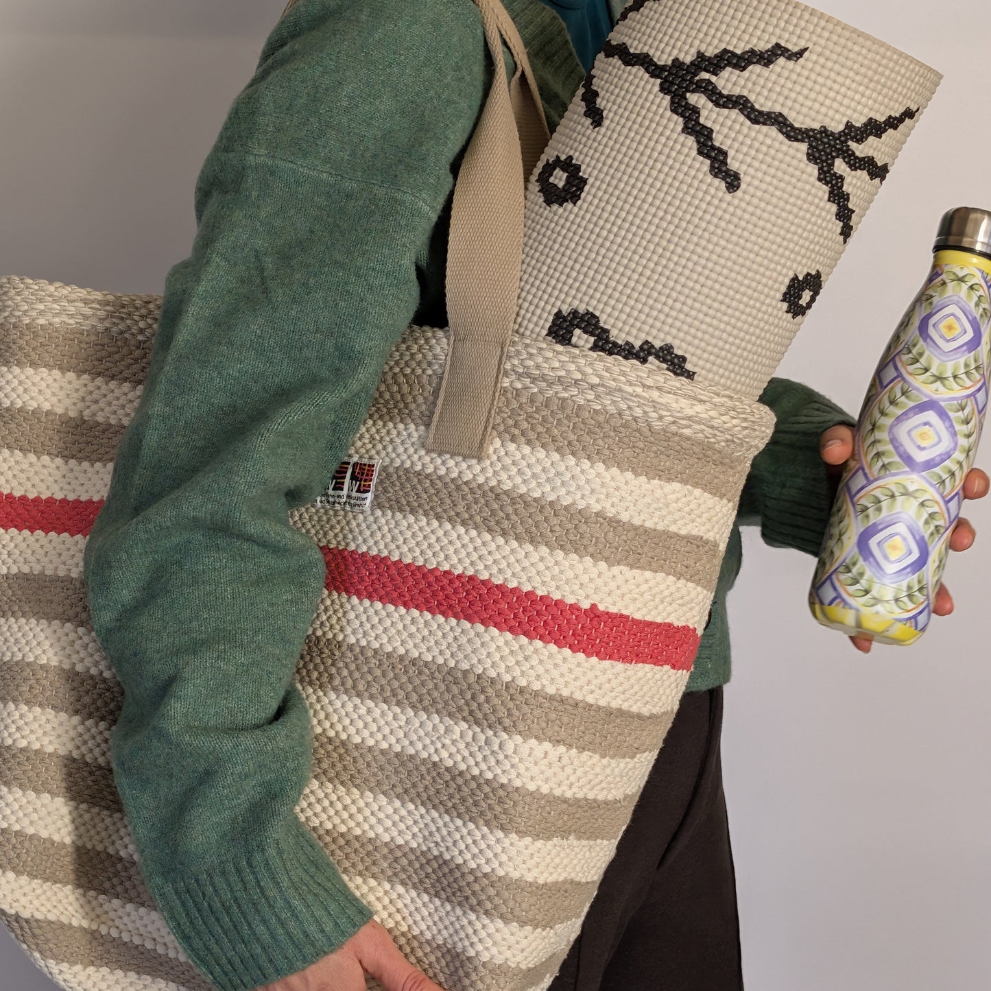 Tasche handgefertigtes Unikat Tragetasche für Strand Einkauf Yoga Freizeit