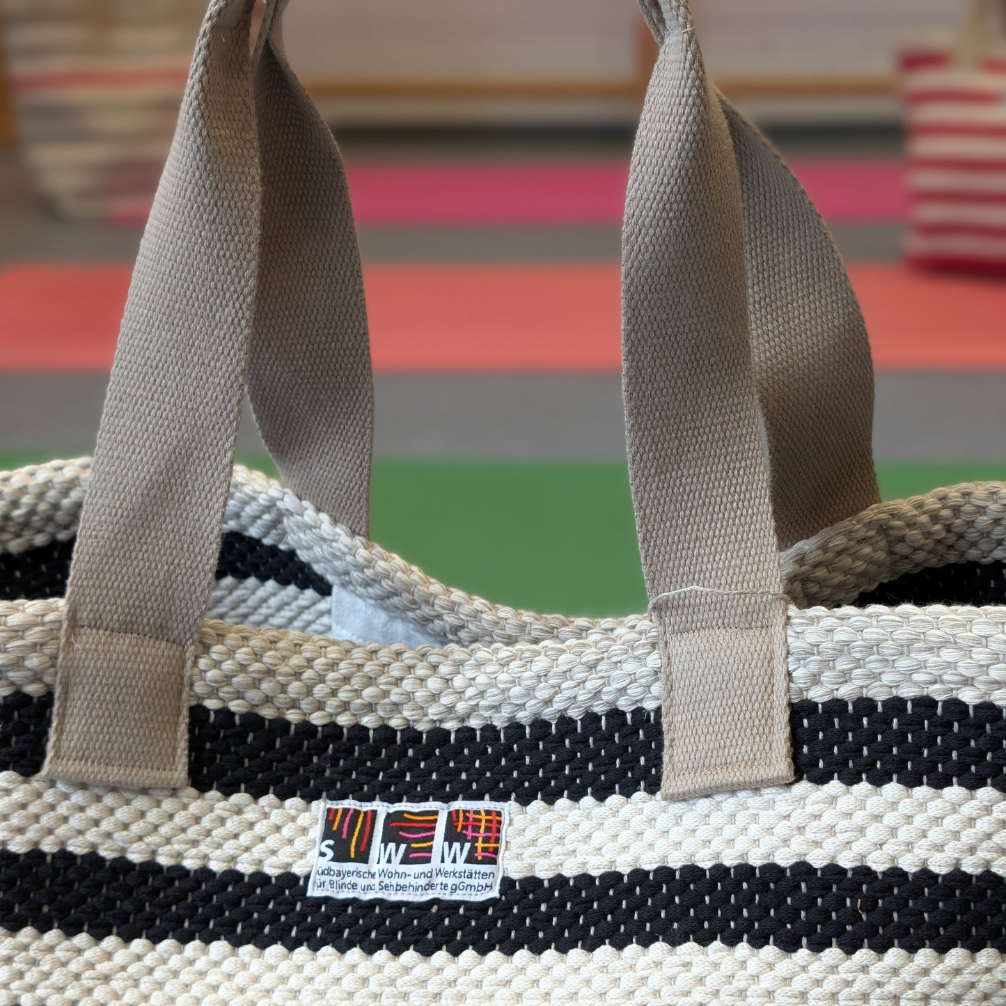 Tasche handgefertigtes Unikat Tragetasche für Strand Einkauf Yoga Freizeit