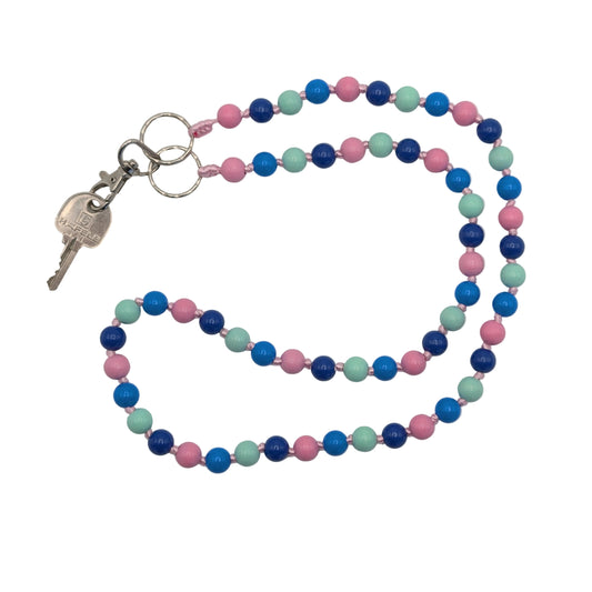 Schlüsselkette aus Perlen