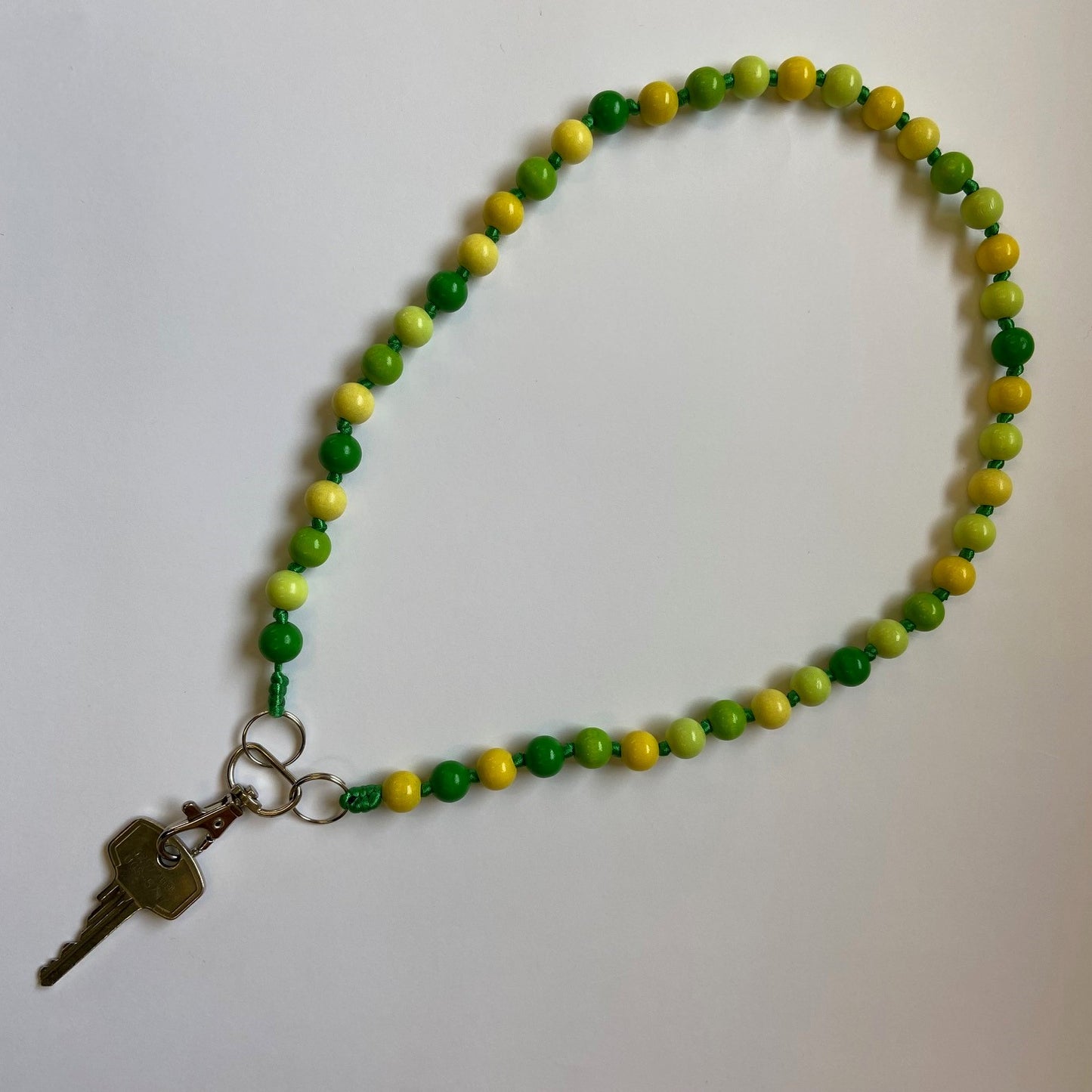 Schlüsselkette aus Perlen