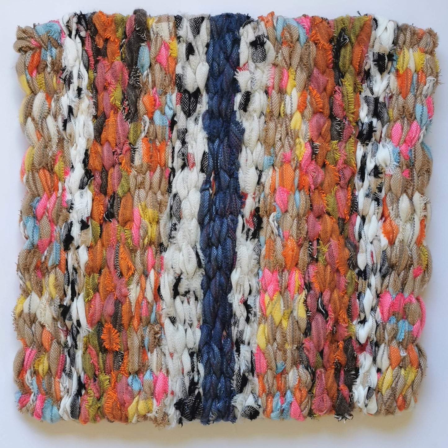 Stuhlkissen Sitzauflage handgewebt in unterschiedlichen Farbvarianten