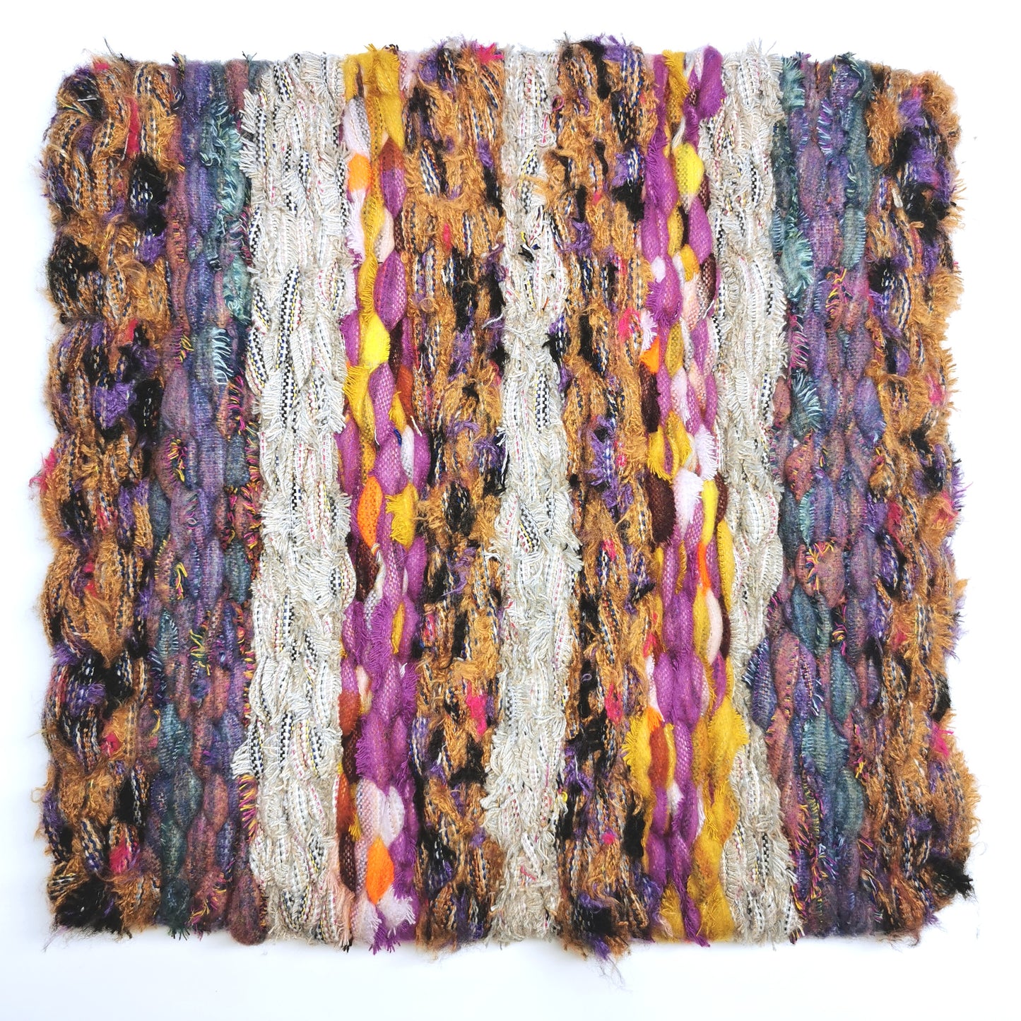 Stuhlkissen Sitzauflage handgewebt in unterschiedlichen Farbvarianten