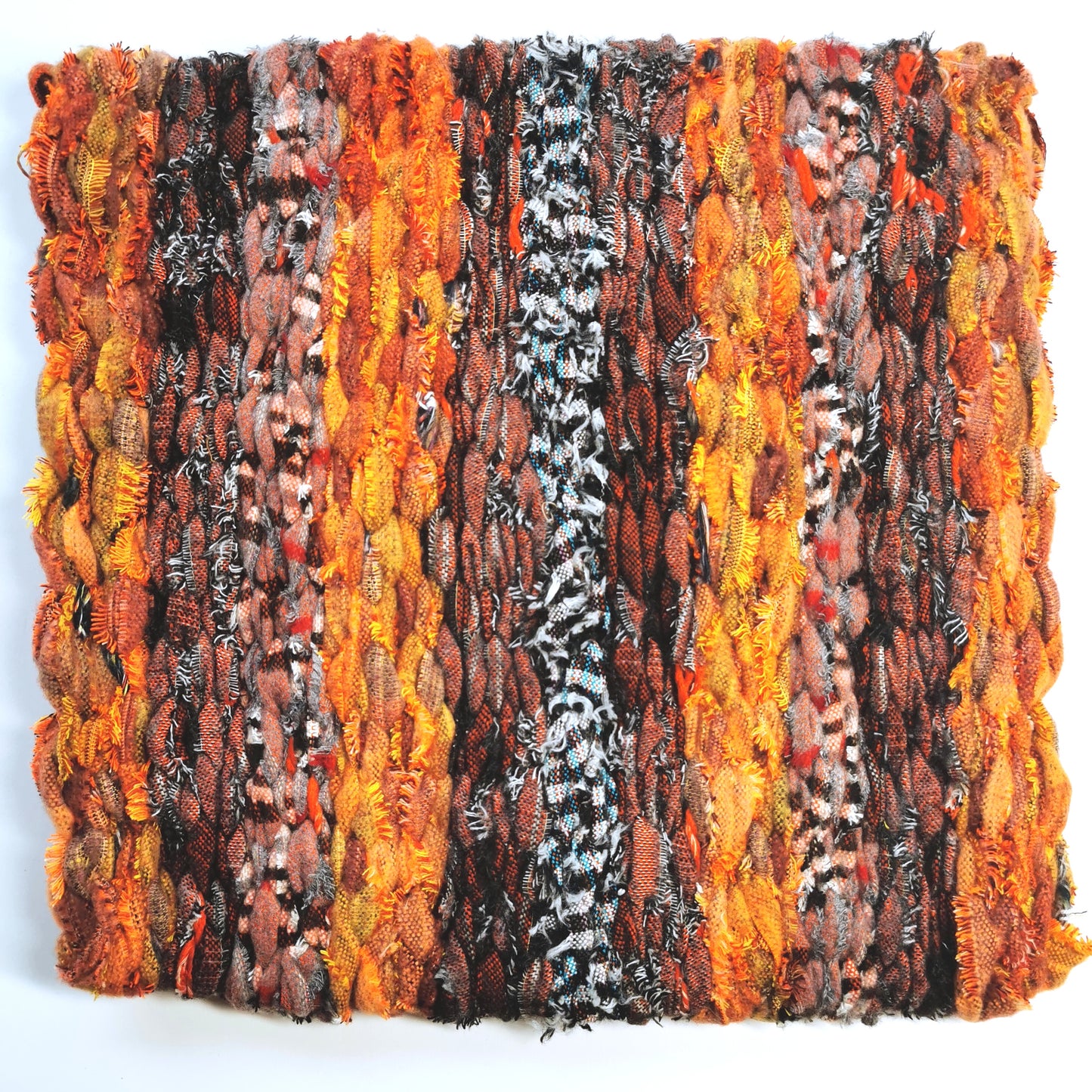 Stuhlkissen Sitzauflage handgewebt in unterschiedlichen Farbvarianten