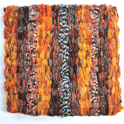 Stuhlkissen Sitzauflage handgewebt in unterschiedlichen Farbvarianten